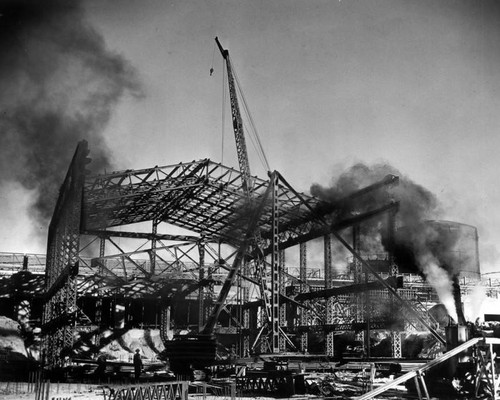 Union Station under construction