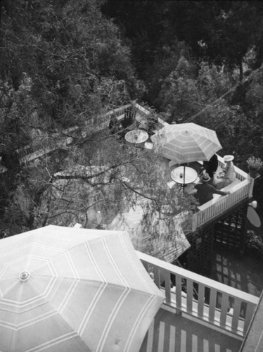 Terraced dining, Wistaria Vine, Sierra Madre