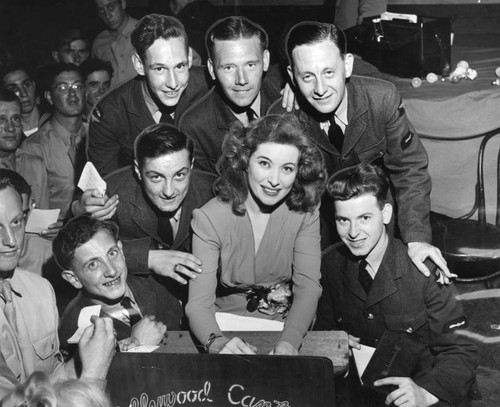 Greer Garson at the Hollywood Canteen