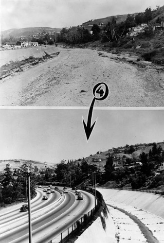 Arroyo Seco Freeway, then and now