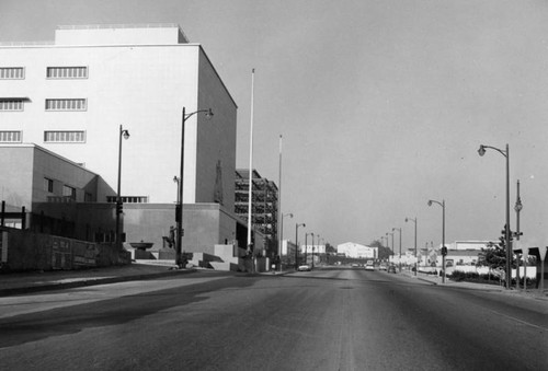 1st and Hill looking north