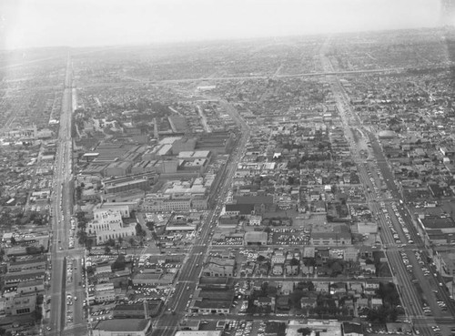 Metro Goldwyn Mayer Studios, Culver Boulevard, looking southwest