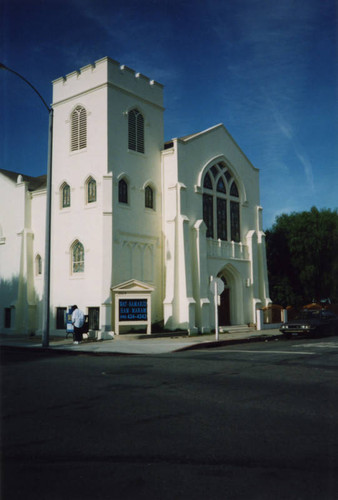 Cambodian Buddhist Temple, corner view