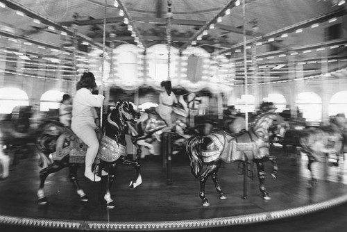 Merry-go-round at Santa Monica Pier