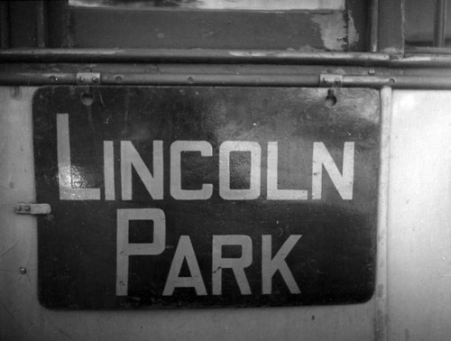 Lincoln Park sign