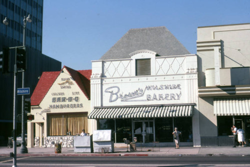 Flying Saucer, Brown's Wilshire Bakery, and Roman Foods Market