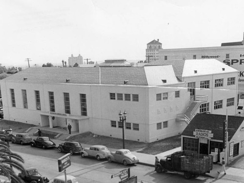 View from building, Hollywood Branch on Ivar