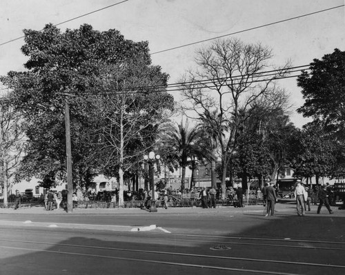 Los Angeles Plaza in 1940