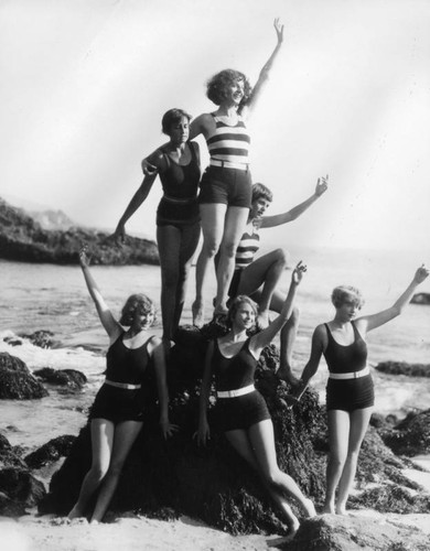 Posing at the beach, Laguna Beach