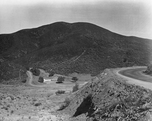 Bouquet Canyon Reservoir view