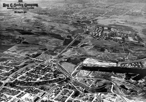 North from West Basin, aerial view