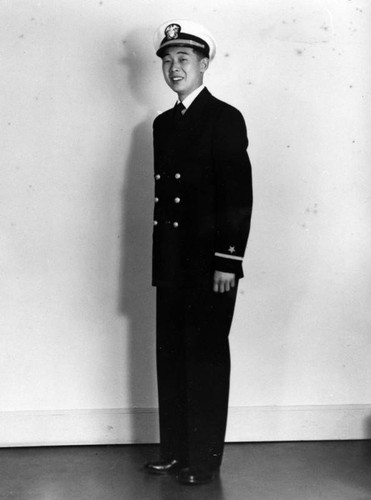 Navy officer in uniform