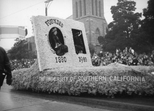 "University of Southern California," 51st Annual Tournament of Roses, 1940