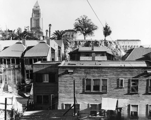 Slum apartment housing on Bunker Hill