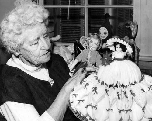 Mrs. Melton and her dolls add up to happy hours