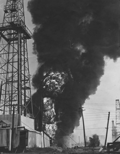 Getty oil well fire