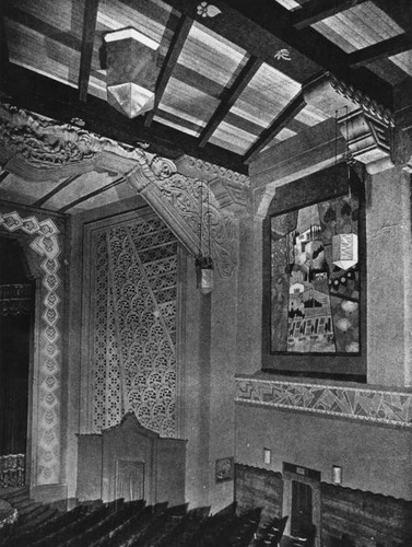 Interior of San Mateo Theater