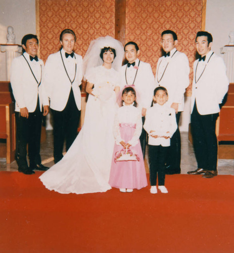 Lolita Ilejay Perez's bridal party