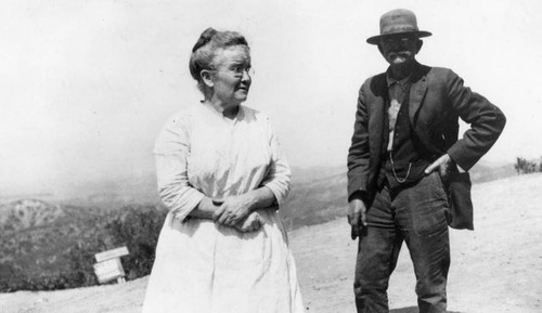 Two people at Topanga Canyon