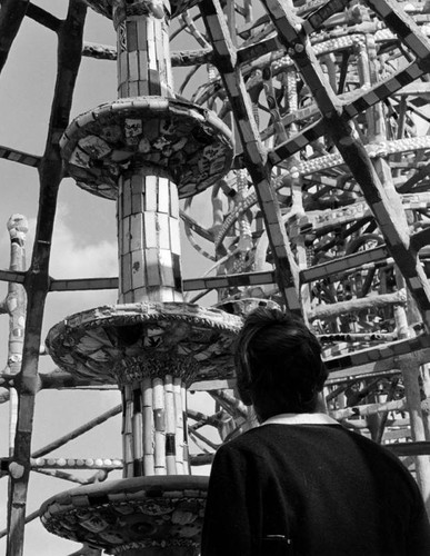 Closeup view, Watts Towers