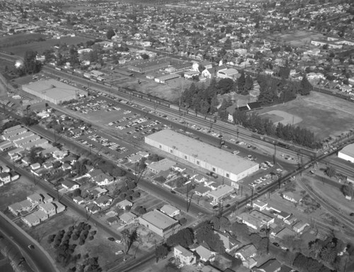 Hughes Aircraft, Highland Avenue, looking northwest