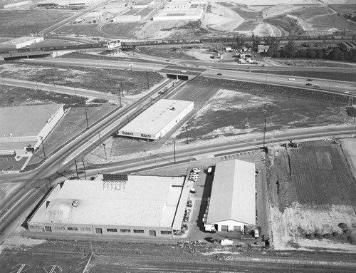 Eastern edge of the Central Manufacturing District in Commerce