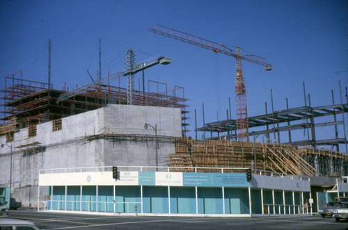 Dorothy Chandler Pavilion construction