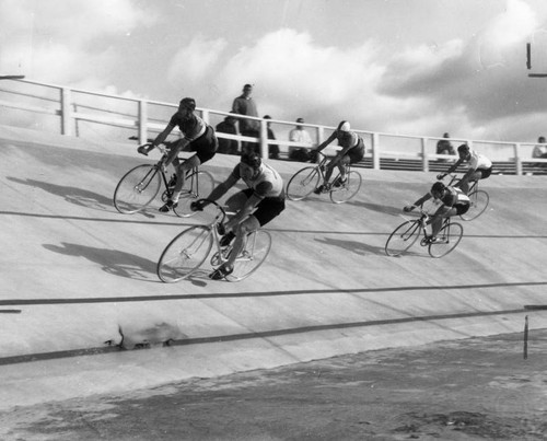 Cyclists in a hurry