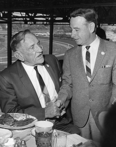 Casey Stengel and John Longden