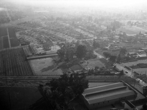 Walnut Grove Avenue and Grand Avenue, Rosemead, looking south