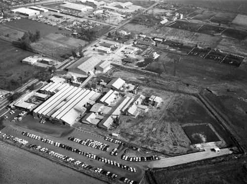 Factory in Whittier, looking northeast