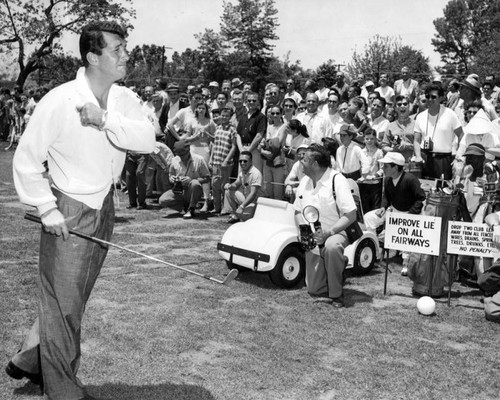 Dean Martin fires first shot