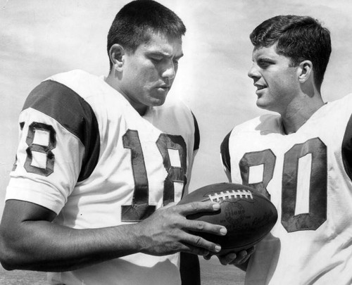 Roman Gabriel and Tom Mason