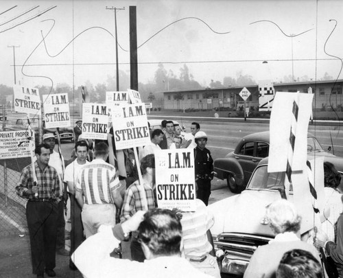 Strikers parade