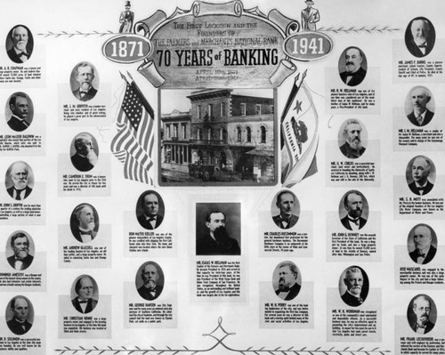 Bank's 70th anniversary poster