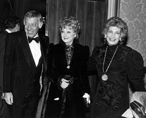 Lucille Ball and her husband Gary Morton