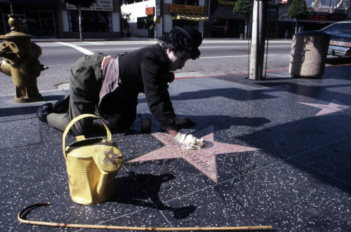 Charlie Chaplin impersonator, Hollywood