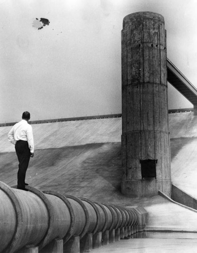 Baldwin Hills Reservoir construction