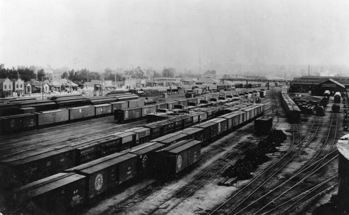 L.A. freight yard, a view