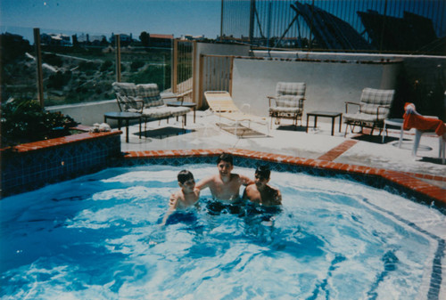 Boys in pool