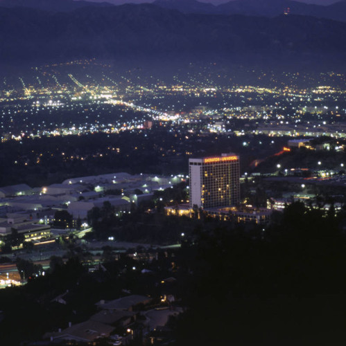 Universal Studios from Mulholland Drive