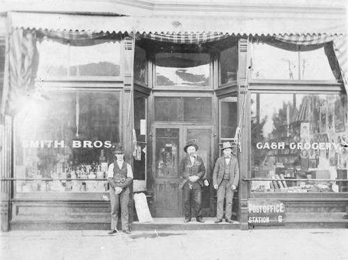 Smith Bros. grocery storefront