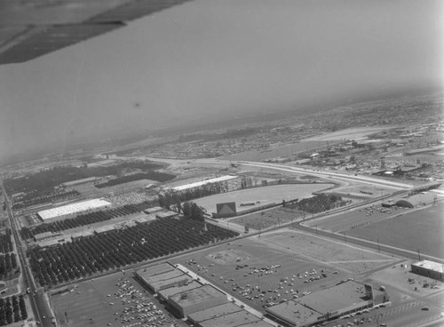 Orange Fair Center, Orangethorpe Ave. and Harbor Blvd., looking southeast