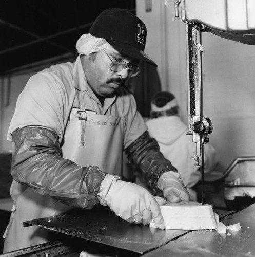 Cutting frozen fish, State Fish Company