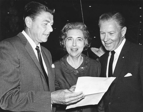 Ronald Reagan, Margaret Brock and George Murphy letters