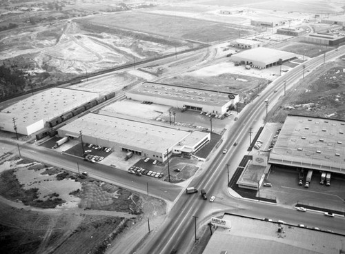 Garfield Avenue and Flotilla Street, Central Manufacturing District, looking southeast