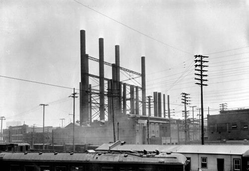 View of electrical plant