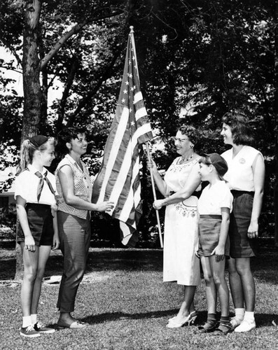 Day camp flag