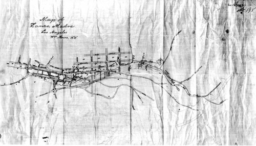 Map of Zanja Madre