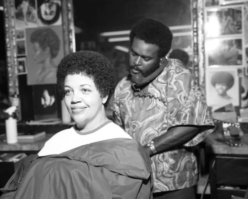 Gloria Curtis at Magnificent Bros Hair Salon 2